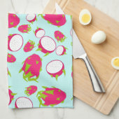 Dragon Fruit Pattern Geschirrtuch (Viertel Falte)