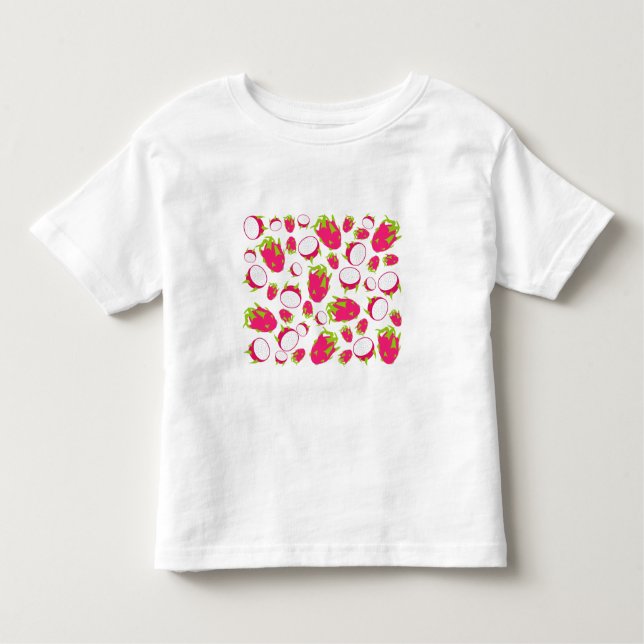 Dragon Fruit Pattern Kleinkind T-shirt (Vorderseite)