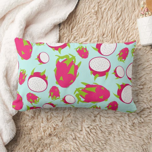 Dragon Fruit Pattern Lendenkissen (Decke)