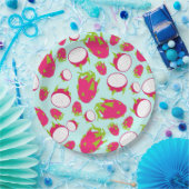 Dragon Fruit Pattern Pappteller (Party)