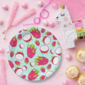 Dragon Fruit Pattern Pappteller (Party)