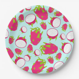 Dragon Fruit Pattern Pappteller