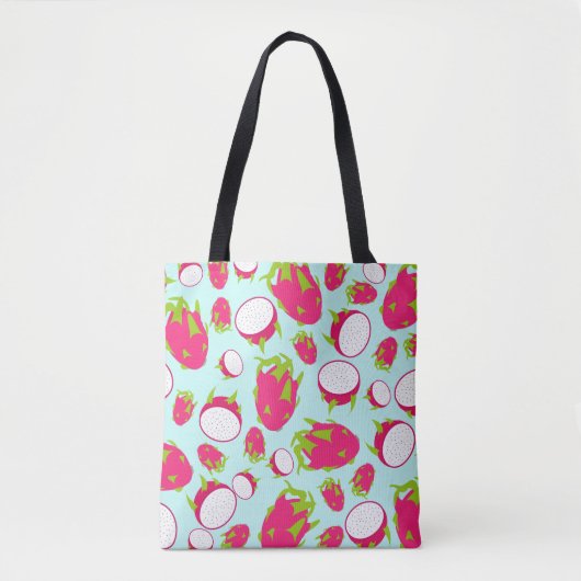 Dragon Fruit Pattern Tasche (Vorderseite)