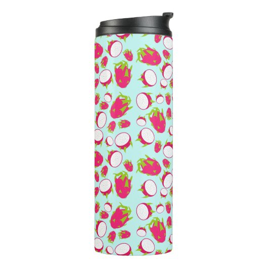 Dragon Fruit Pattern Thermosbecher (Nach links gedreht)