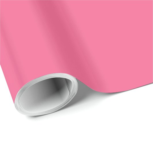 Dragon Fruit Pink Solid Color Geschenkpapier (Rolleneckpunkt)