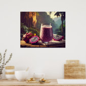DRAGON FRUIT - PITAHAYA - EXOTIC FRUITS POSTER (Küche)