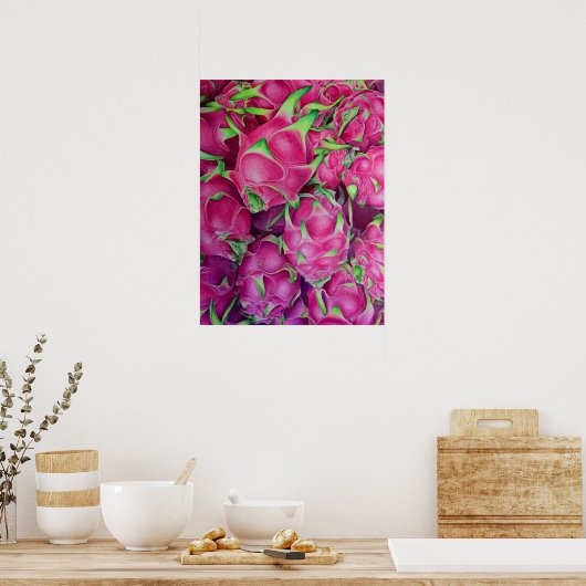 Dragon Fruit Poster (Küche)