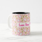 Dragon Fruit Theme Zweifarbige Tasse (Vorderseite Links)