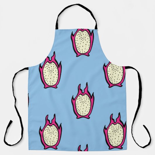 Dragon Fruit: Vintage Tinte Zeichnend. Schürze (Vorderseite)