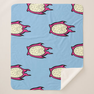 Dragon Fruit: Vintage Tinte Zeichnend. Sherpadecke