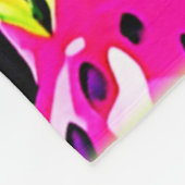Dragon Fruit Vivid Muster Fleecedecke (Ecke)