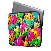 Dragon Fruit Vivid Muster Laptopschutzhülle (Vorderseite Links)