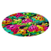 Dragon Fruit Vivid Muster Schneidebrett (Ecke)