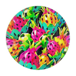 Dragon Fruit Vivid Muster Schneidebrett