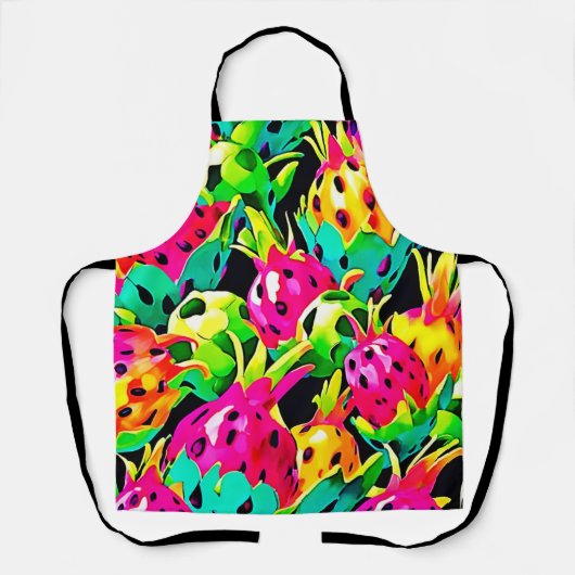 Dragon Fruit Vivid Muster Schürze (Vorderseite)