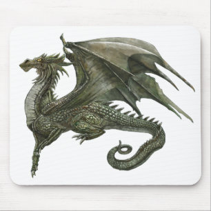 Dragon fusioniert mousepad