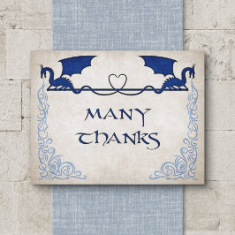 Dragon Gamer Fantasy Dankeskarte