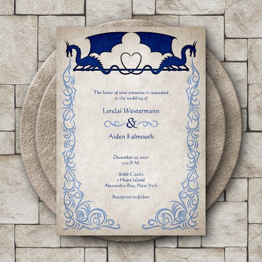 Dragon Gamer Fantasy Einladung