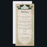 Dragon Gamer Fantasy Menu<br><div class="desc">Jede Hochzeit wäre besser mit einem kleinen Drachenfeuer. Die koordinierenden Stücke dieser Hochzeitssuite mit Drachen und Flammen in Tinte mit keltischem Text auf Pergamenthintergrund. Ideal für Ihre magische Hochzeit, Zauberhochzeit, Wikingerhochzeit oder epische Fantasy-Hochzeit. Bestellen Sie Ihre gedruckten Einladungen und Party oder laden Sie Ihre digitalen Einladungen jetzt für einen Tag,...</div>