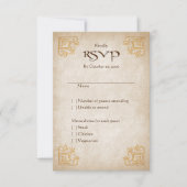 Dragon Gamer Fantasy RSVP Karte (Vorderseite)