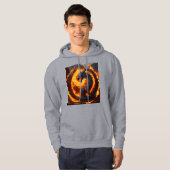 Dragon gedruckt hoodie (Vorne ganz)