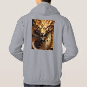 Dragon gedruckt hoodie (Rückseite)