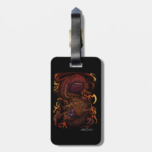 Dragon Gepäckanhänger (Rückseite vertikal)