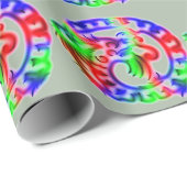 Dragon Geschenkpapier (Rolleneckpunkt)