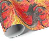 Dragon Geschenkpapier (Rolleneckpunkt)