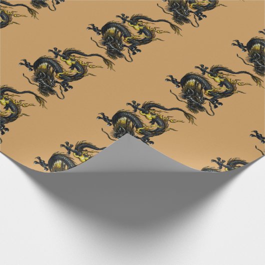 Dragon Geschenkpapier (Ecke)