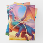 Dragon Geschenkpapier Set (Beispiel)
