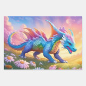 Dragon Geschenkpapier Set (Vorderseite 3)