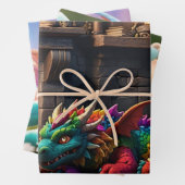 Dragon Geschenkpapier Set (Beispiel)