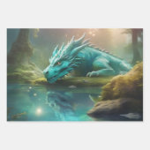 Dragon Geschenkpapier Set (Vorderseite)