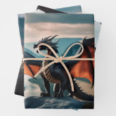 Dragon Geschenkpapier Set (Beispiel)