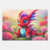 Dragon Geschenkpapier Set (Vorderseite 3)