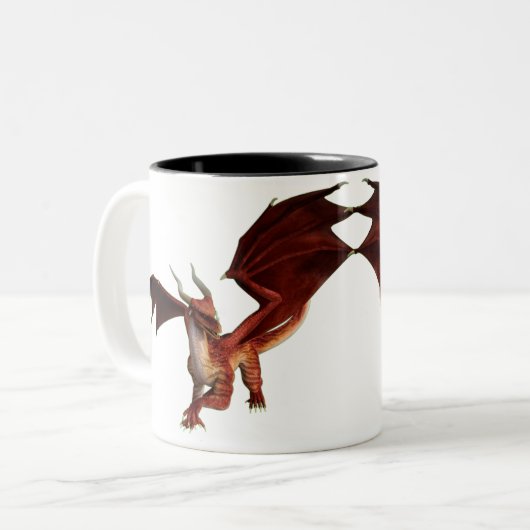 Dragon gewinnt zwei Tasse (Vorderseite Links)