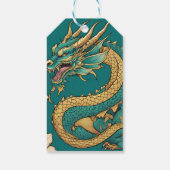 Dragon Gift Tag Geschenkanhänger (Rückseite)
