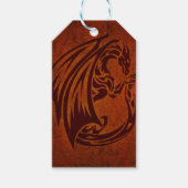 Dragon Gift Tags Geschenkanhänger (Vorderseite)