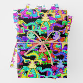 Dragon Gift Wrap Set Geschenkpapier Set (Beispiel)