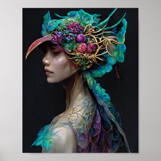 Dragon Girl 2 Fantasy Art Poster (Vorne)