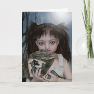 Dragon Girl GreetingCards Karte