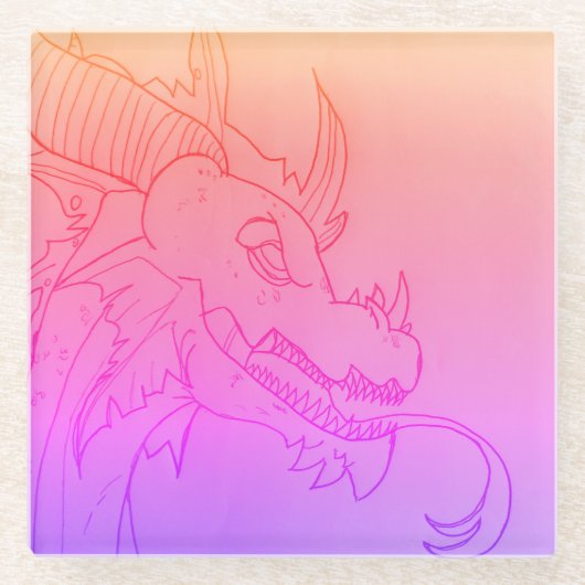 Dragon Glass Untersetzer (Vorderseite)