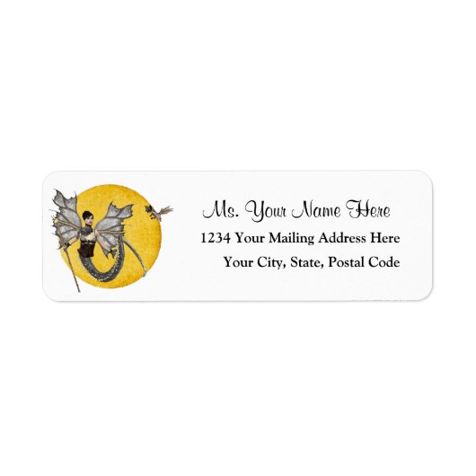 Dragon Goddess Address Label (Vorne)