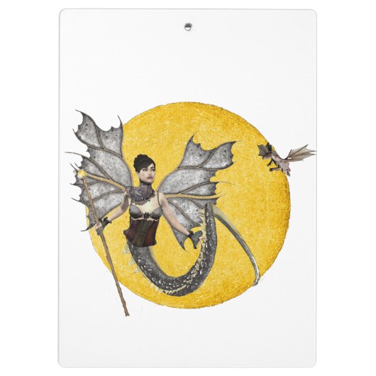 Dragon Goddess Klemmbrett (Rückseite)