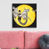 Dragon Goddess Wrapped Canvas Leinwanddruck (Insitu (Wohnzimmer))