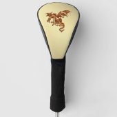 Dragon Gold Golf Headcover (Vorderseite)