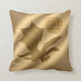 Dragon Gold Luxury Monogram Kissen