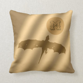 Dragon Gold Luxury Monogram Kissen