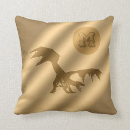 Dragon Gold Luxury Monogram Kissen